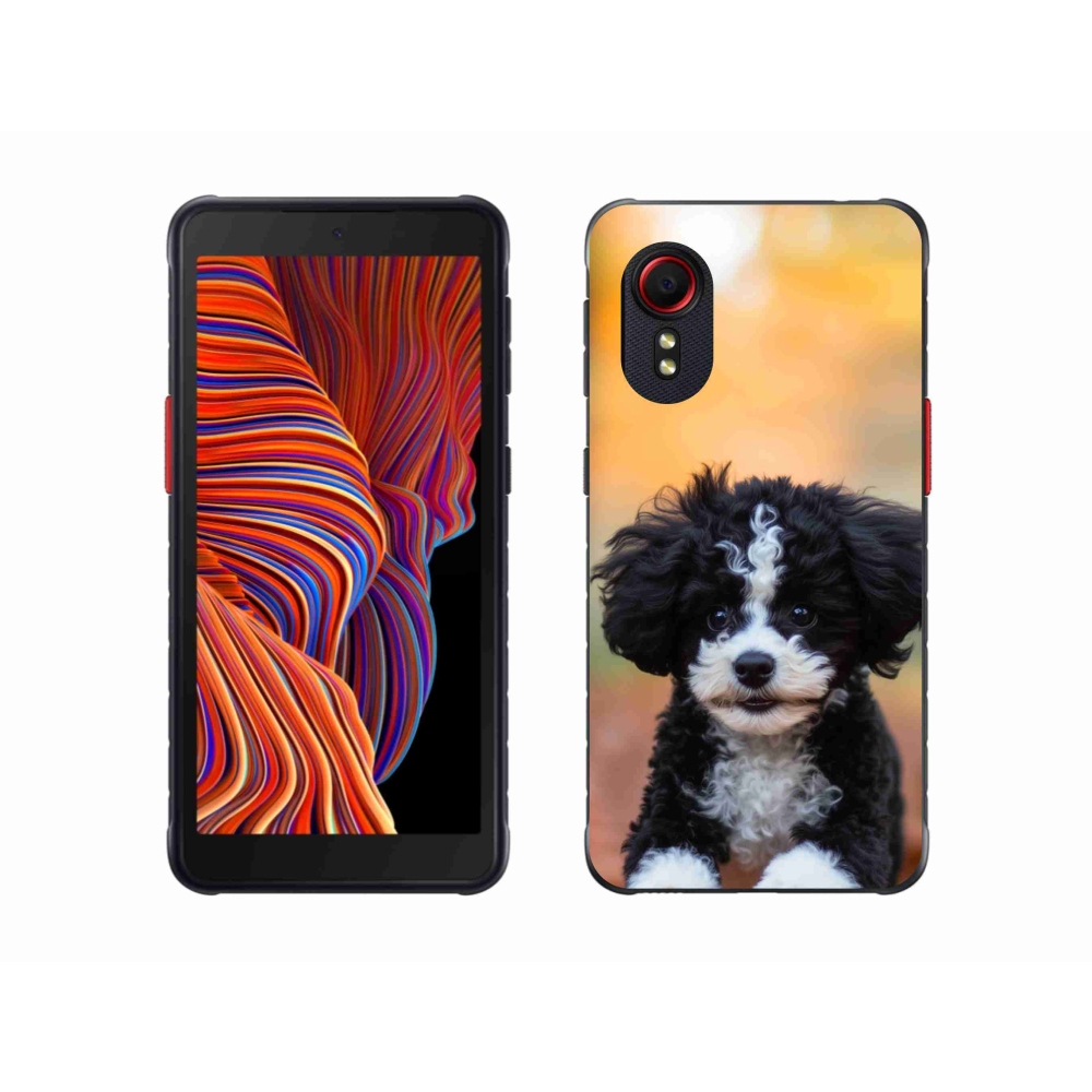 Gél borítás mmCase Samsung Galaxy Xcover 5 - aranyos kiskutya 2