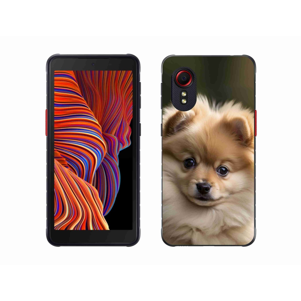 Gél borítás mmCase Samsung Galaxy Xcover 5 - aranyos pomerániai 2
