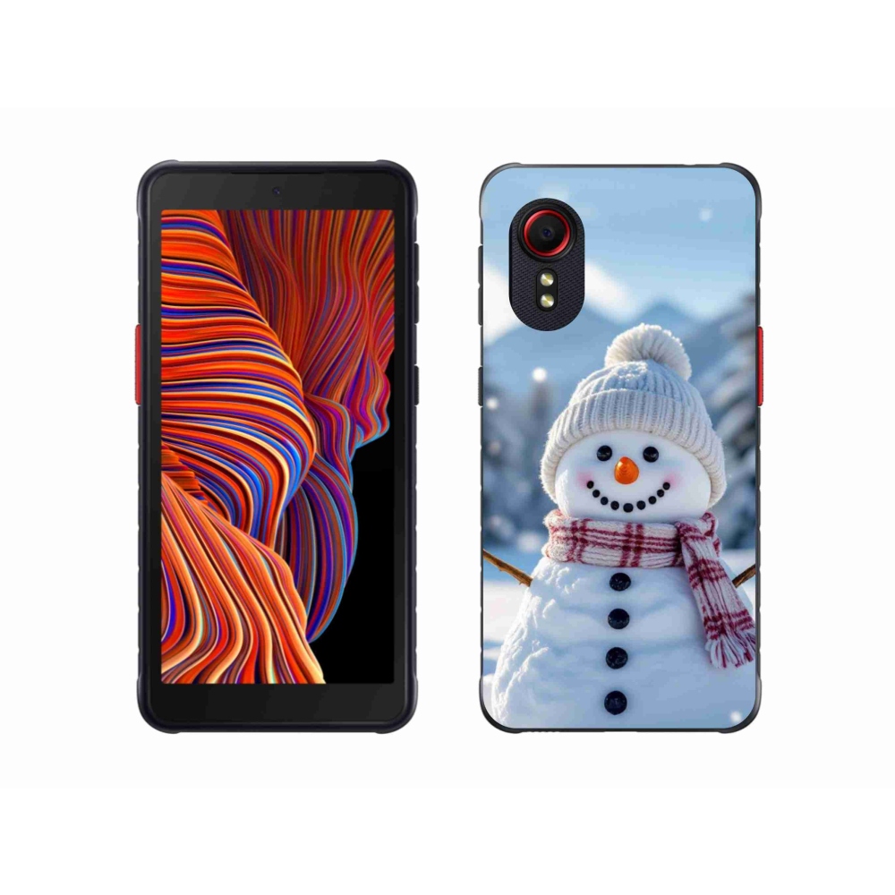 Gél borítás mmCase Samsung Galaxy Xcover 5 - hóember 3