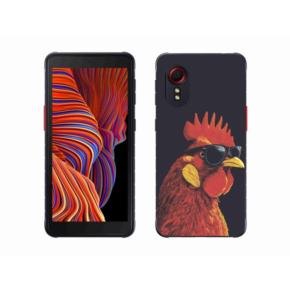 Gél borítás mmCase Samsung Galaxy Xcover 5 készülékhez - stílusos kakas
