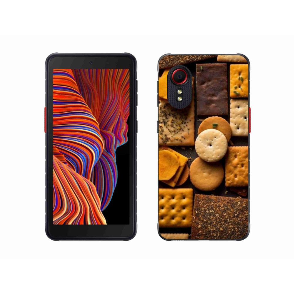 Gél borítás mmCase Samsung Galaxy Xcover 5 készülékhez - kekszek