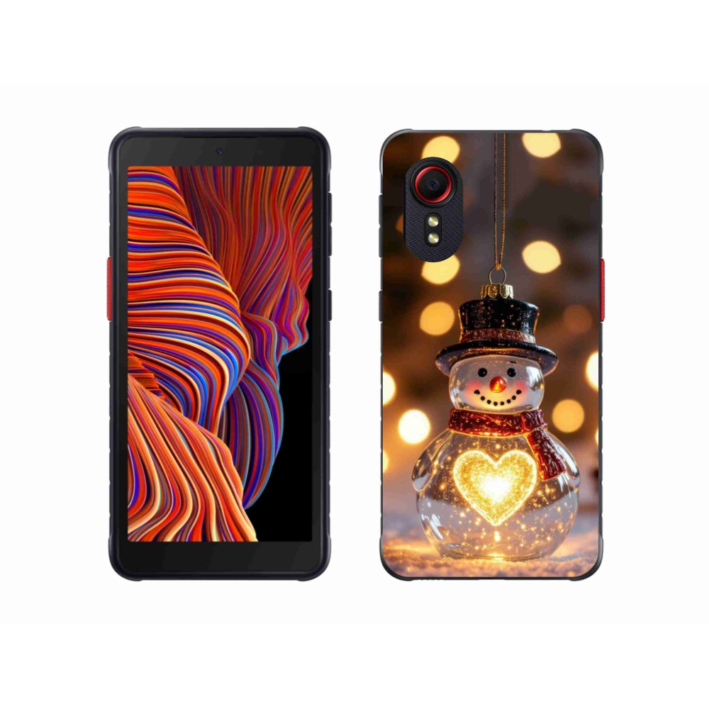 Gél borítás mmCase Samsung Galaxy Xcover 5 készülékhez - Karácsonyi hóember