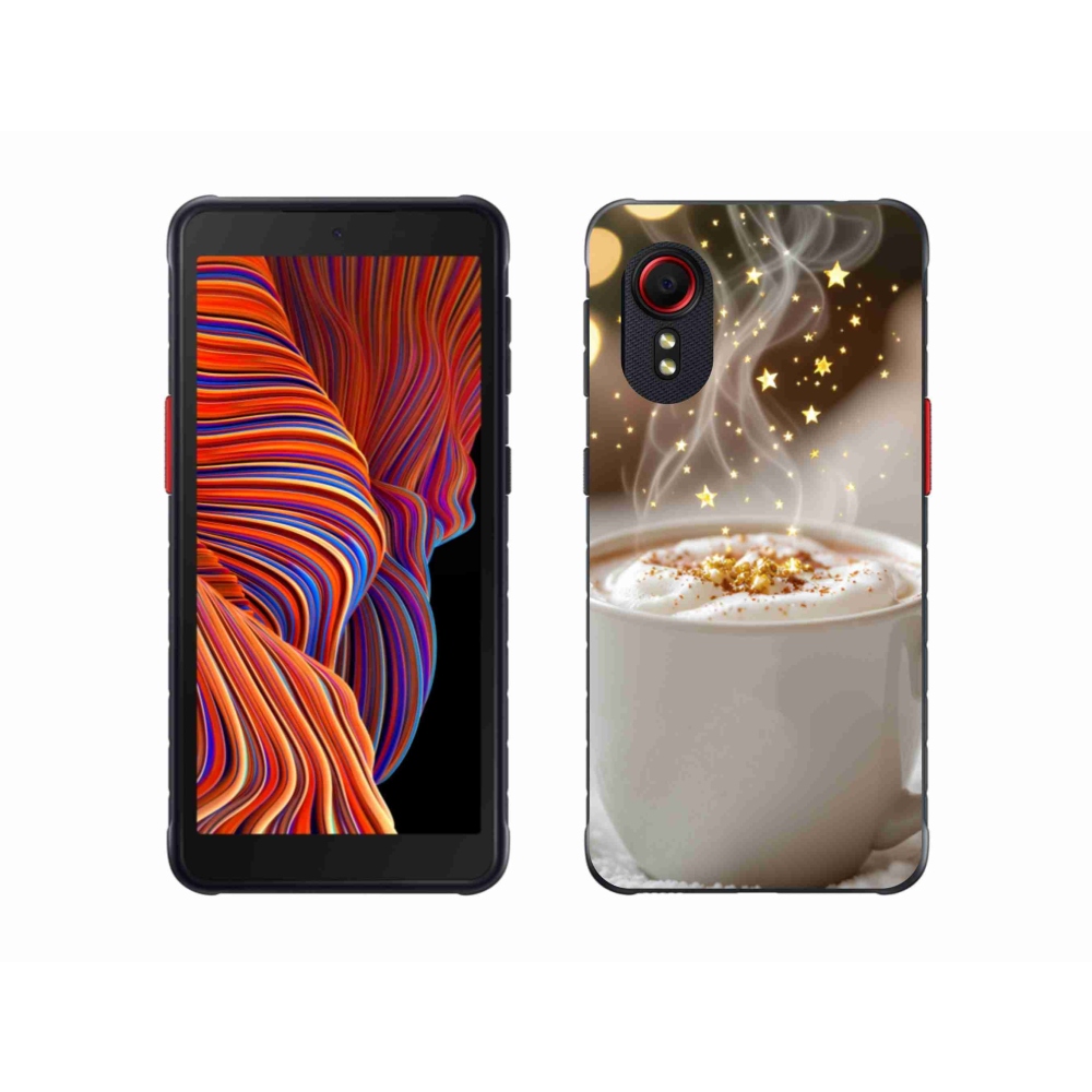 Gél borítás mmCase Samsung Galaxy Xcover 5 készülékhez - Karácsonyi forró ital