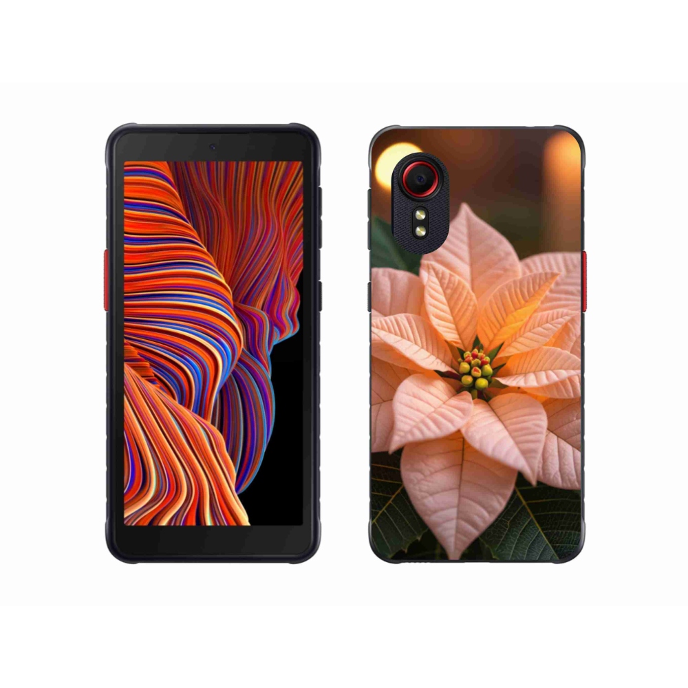 Gél borítás mmCase Samsung Galaxy Xcover 5 készülékhez - mikulásvirág