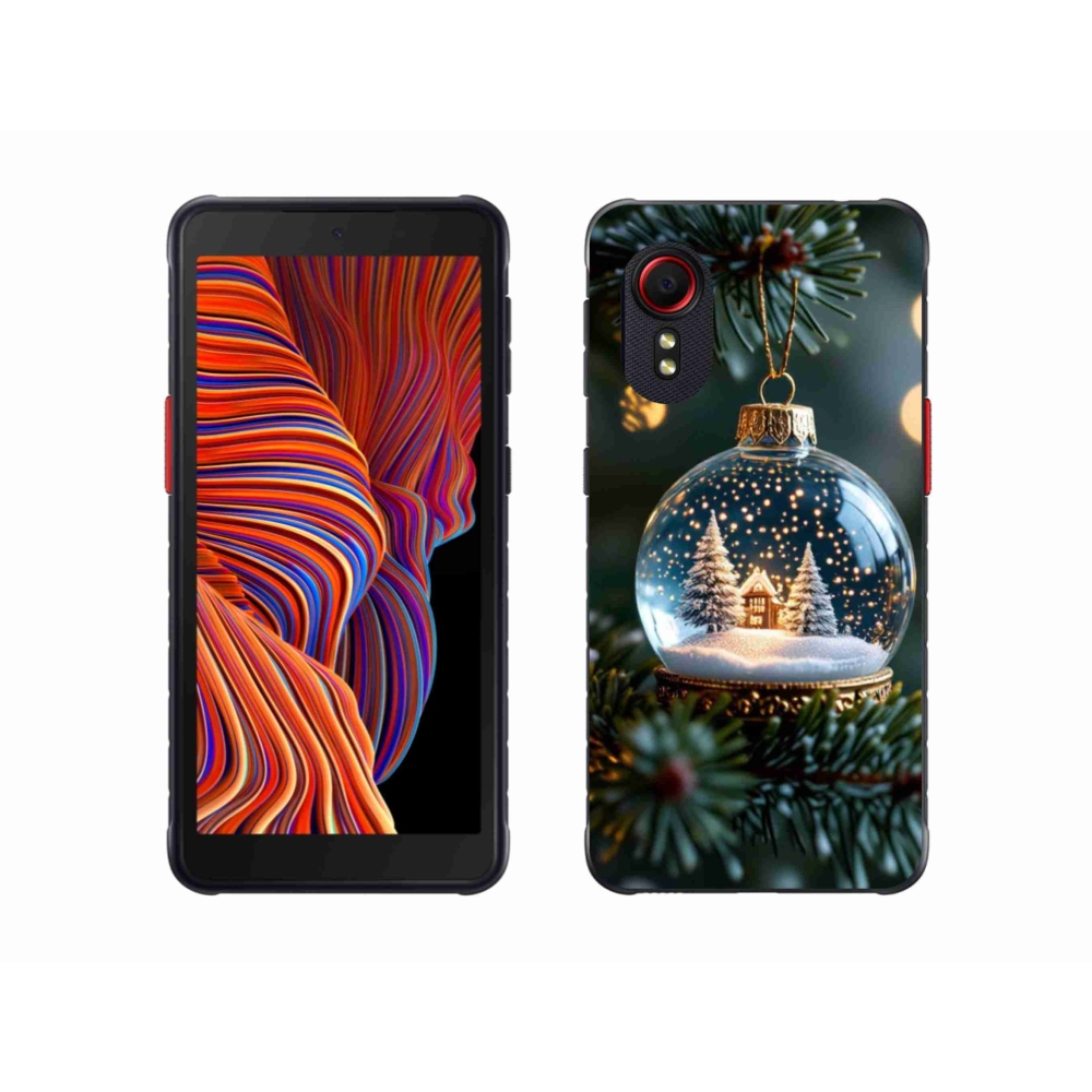Gél borító mmCase Samsung Galaxy Xcover 5 - Karácsonyi gömbök 2