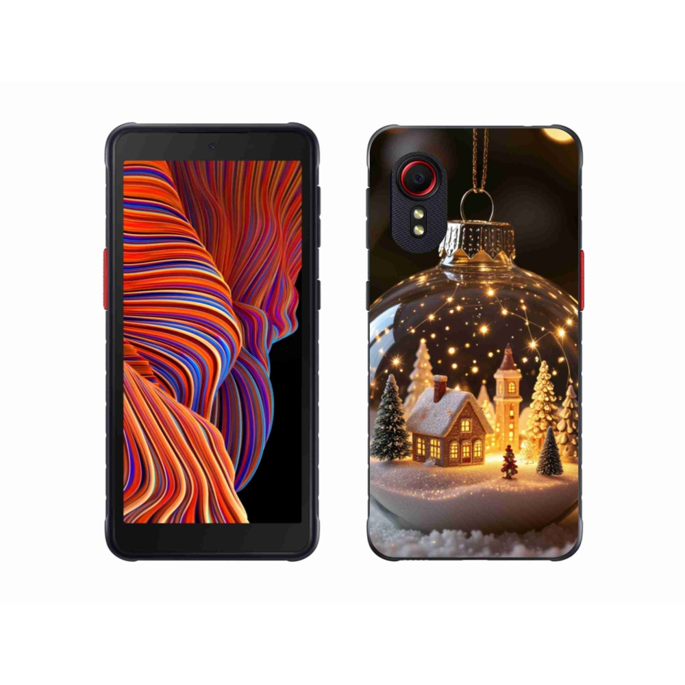 Gél borító mmCase Samsung Galaxy Xcover 5 - Karácsonyi gömbök 3