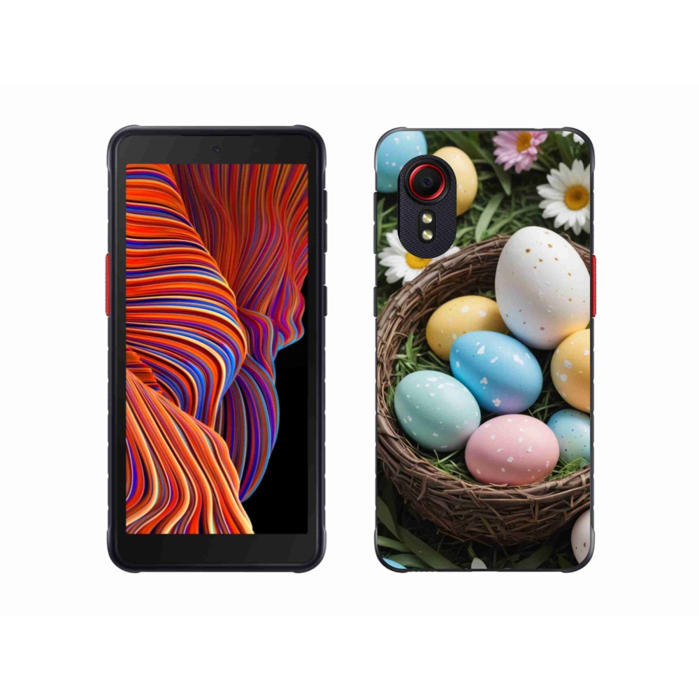 Gél borítás mmCase Samsung Galaxy Xcover 5 - Húsvéti tojások 2