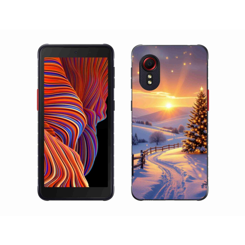 Gél borítás mmCase Samsung Galaxy Xcover 5 - téli tájkép