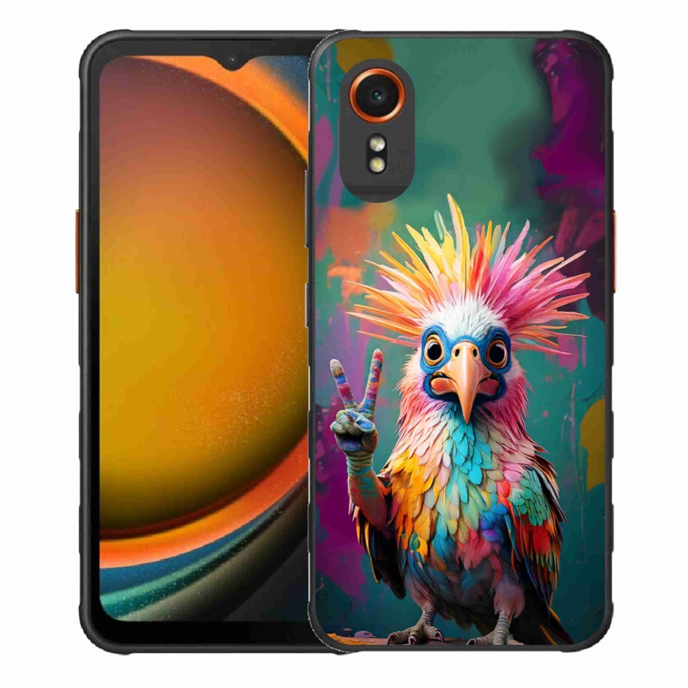 Gél borítás mmCase Samsung Galaxy Xcover 7 - színes lázadóhoz