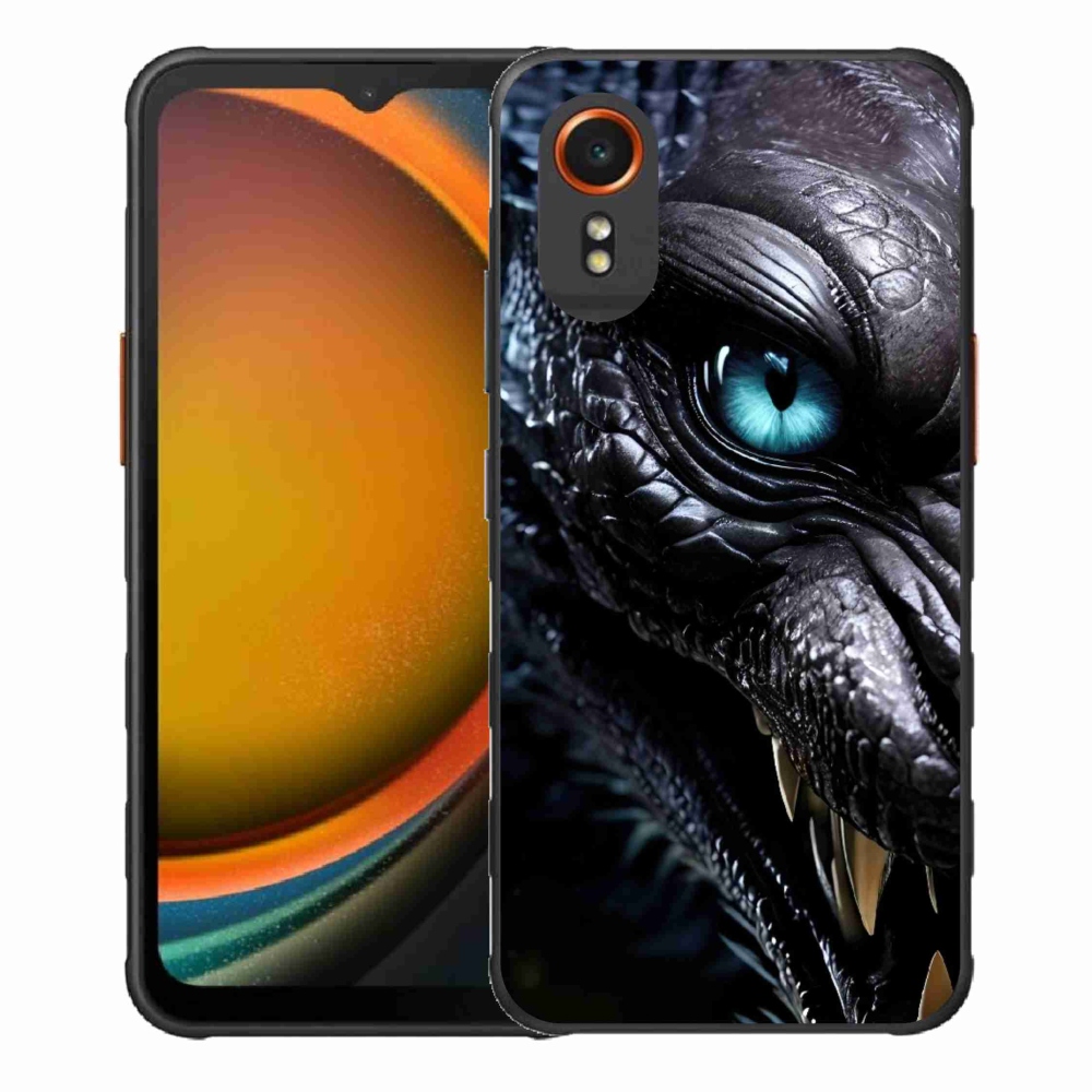Gél borítás mmCase Samsung Galaxy Xcover 7 készülékhez - sárkány nézet