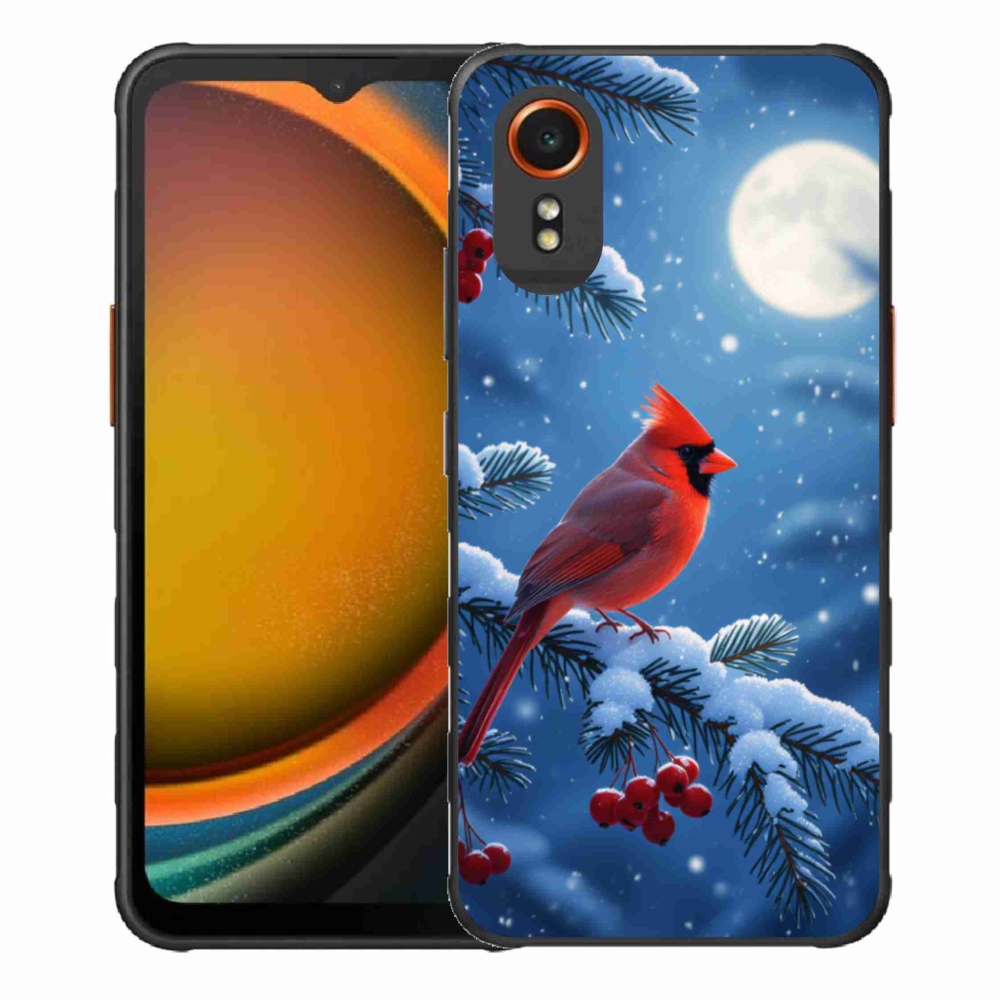 Zselés borítás mmCase Samsung Galaxy Xcover 7 készülékhez - kardinálpiros színű