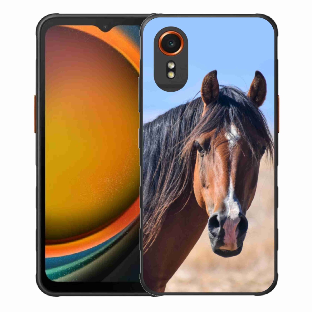 Gél borítás mmCase Samsung Galaxy Xcover 7 - nyugodt ló - Samsung Galaxy Xcover 7 - nyugodt ló
