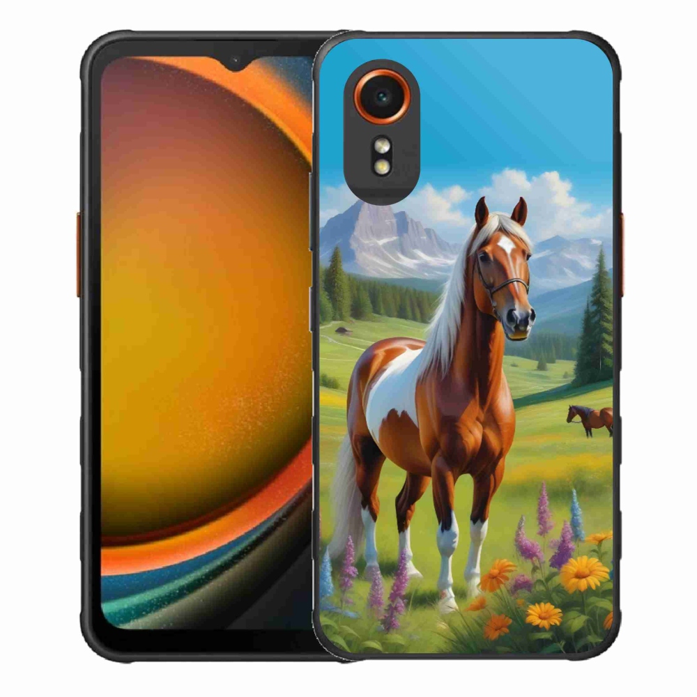 Gél borító mmCase Samsung Galaxy Xcover 7 - ló a réten - Samsung Galaxy Xcover 7 tok