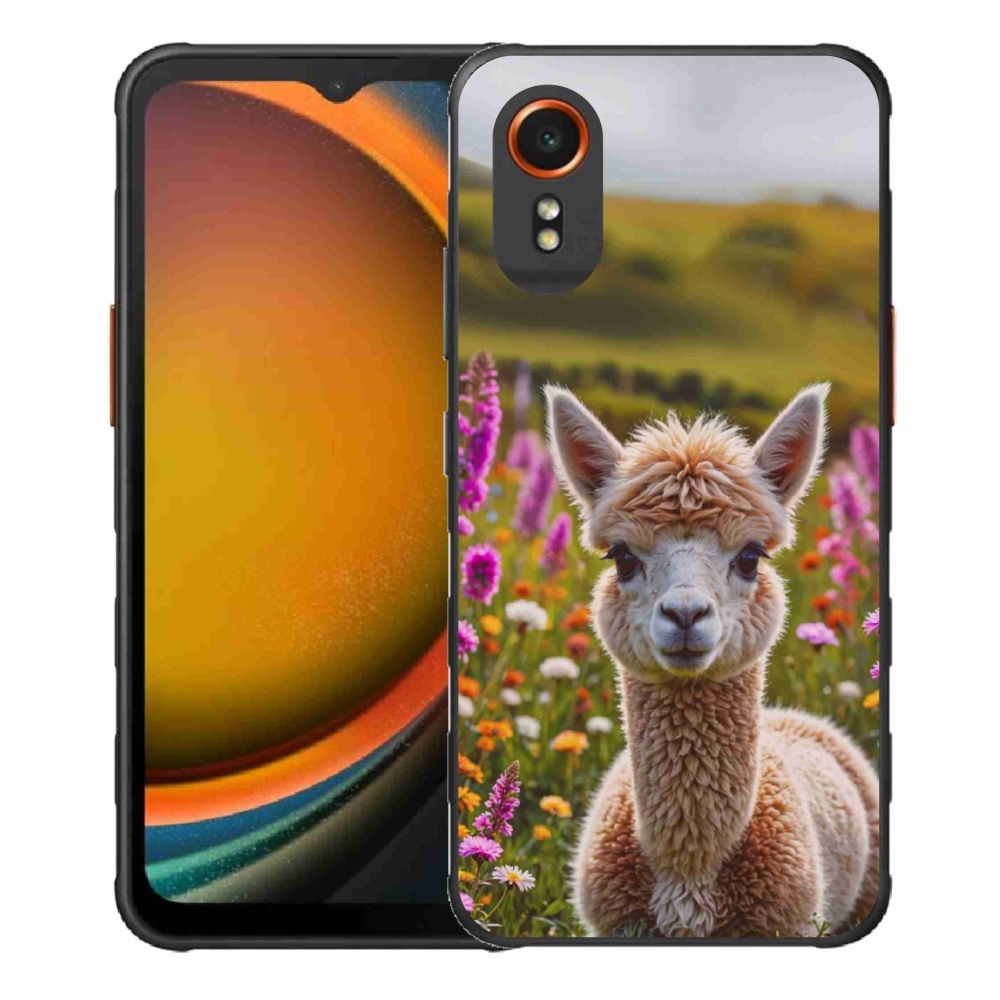 Gél borítás mmCase Samsung Galaxy Xcover 7 készülékhez - láma a réten