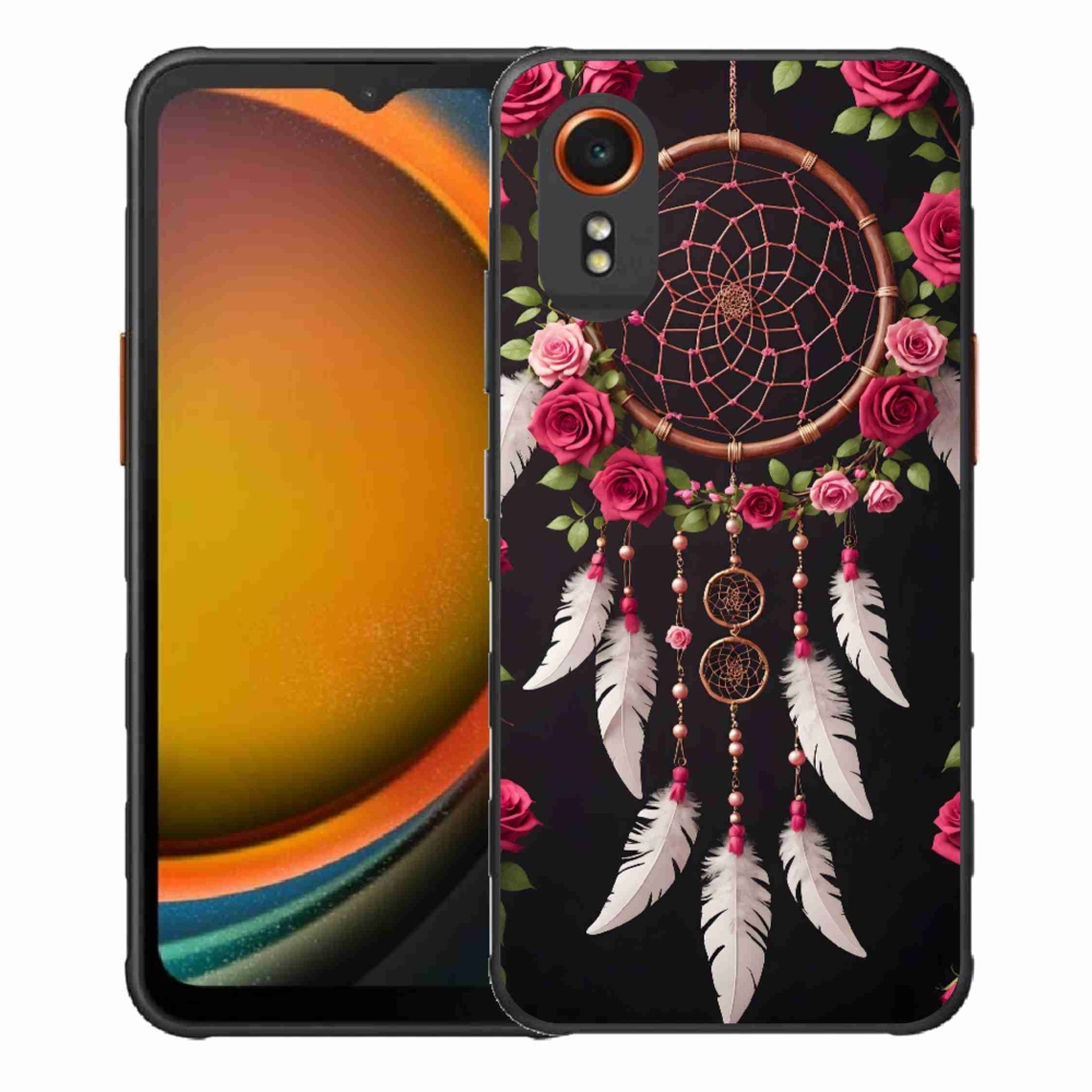 Gél borítás mmCase Samsung Galaxy Xcover 7 készülékhez - álomfogó rózsákkal