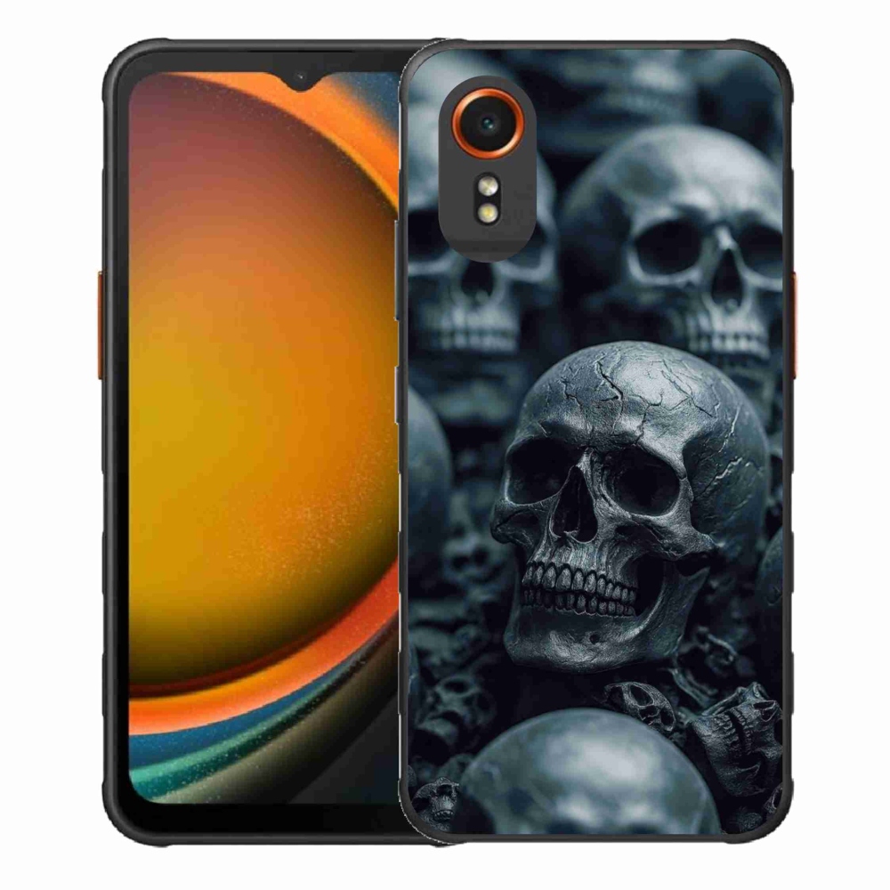 Zselés borítás mmCase Samsung Galaxy Xcover 7 - koponya 2