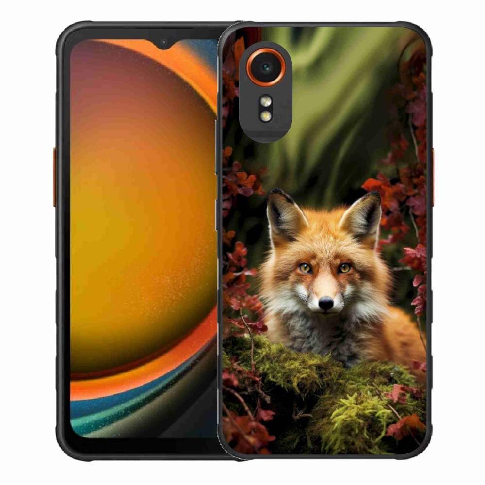 Gél borítás mmCase Samsung Galaxy Xcover 7 készülékhez - róka az erdőben