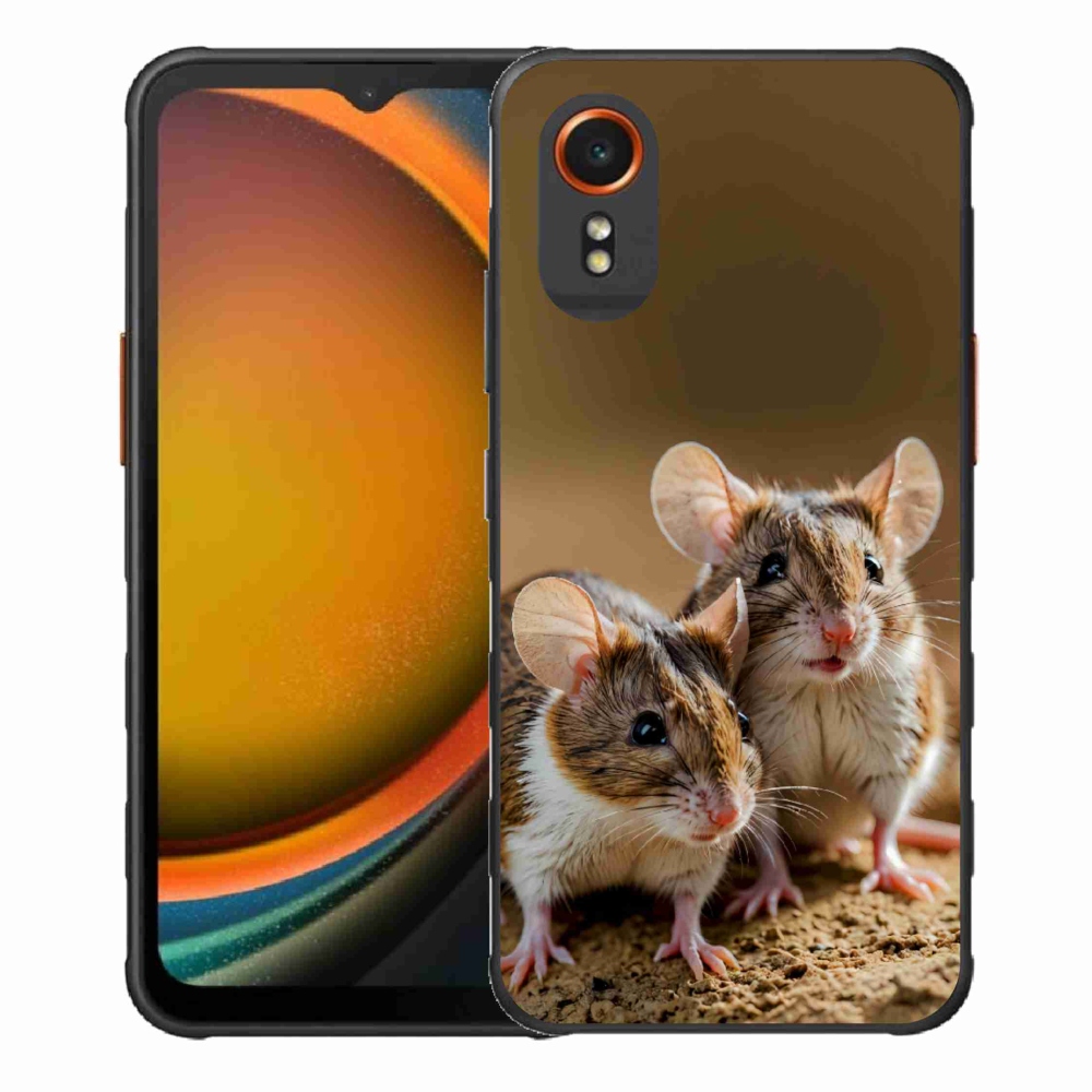 Gél borítás mmCase Samsung Galaxy Xcover 7 - egér duóhoz