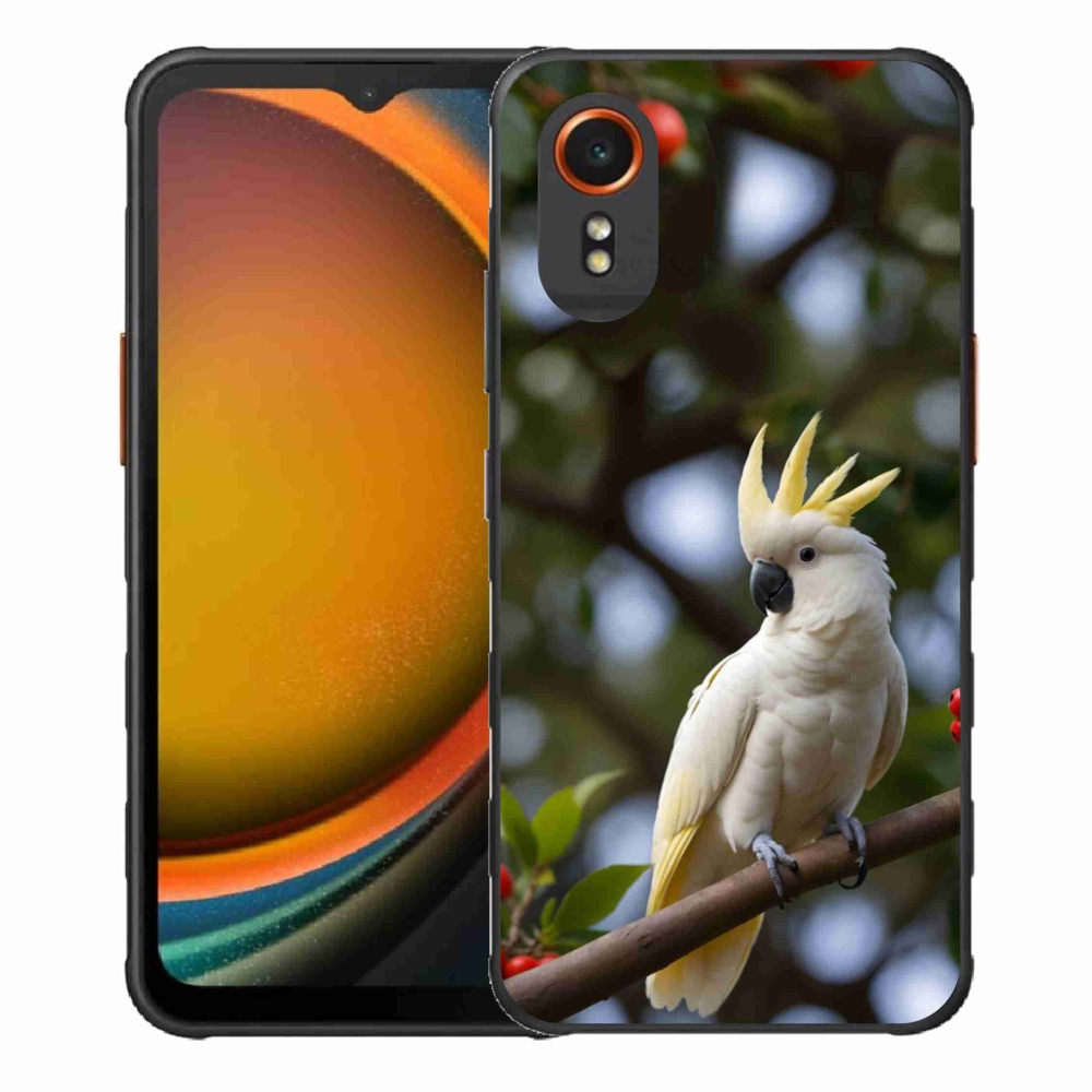 Gél borítás mmCase Samsung Galaxy Xcover 7 készülékhez - papagáj kakadu 3