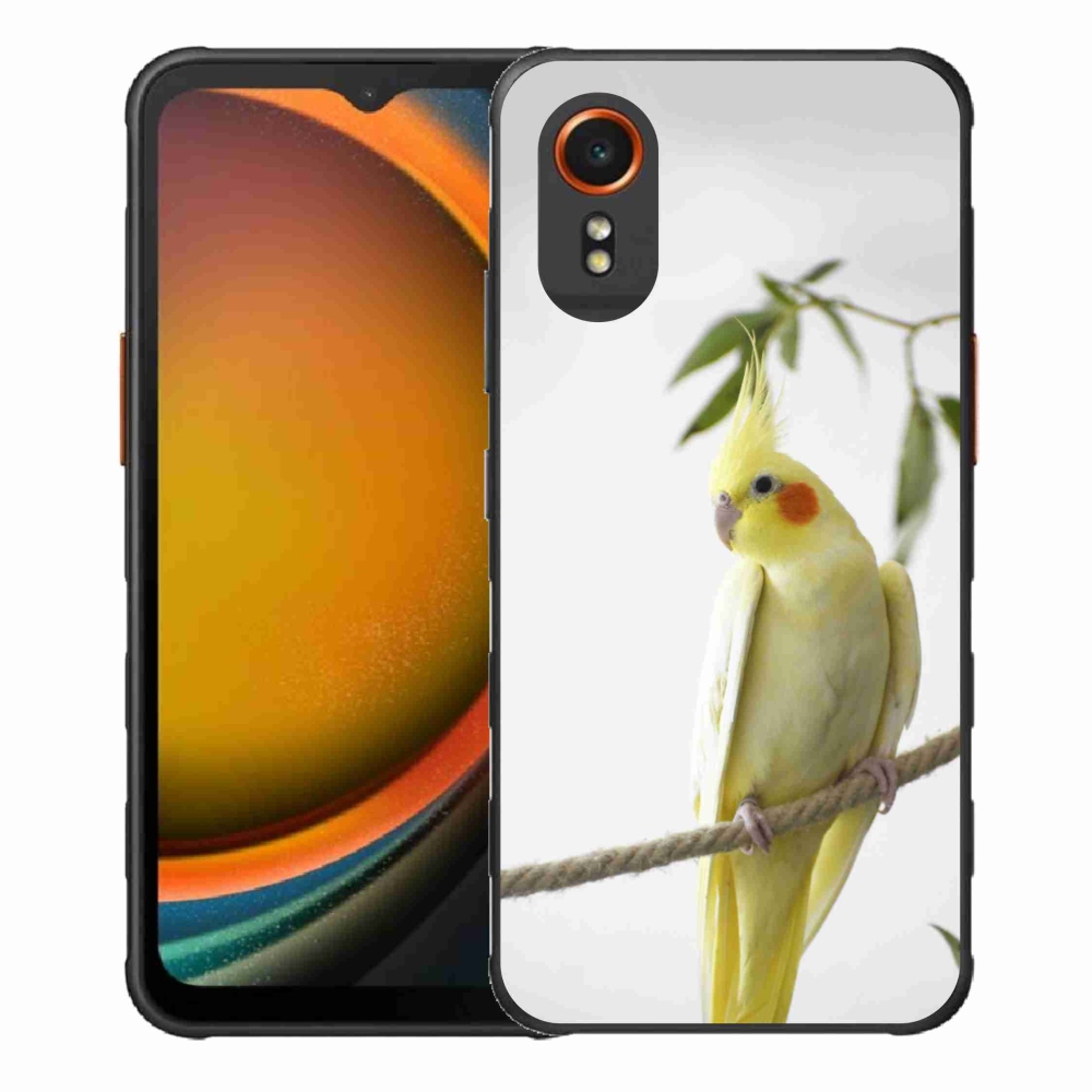 Gél borító mmCase Samsung Galaxy Xcover 7 - papagáj korela chocholatá