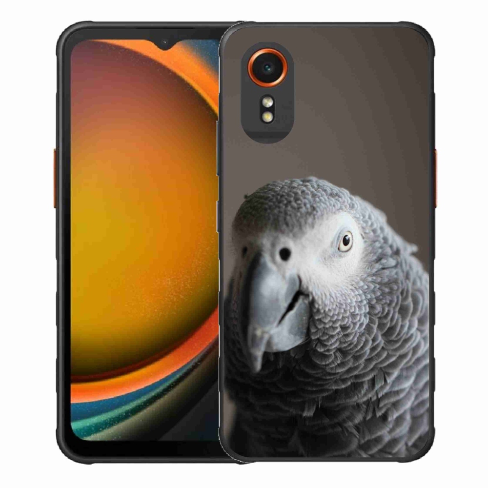 Gél borítás mmCase Samsung Galaxy Xcover 7 készülékhez - papagáj jacco 2