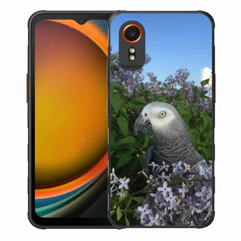Gél borítás mmCase Samsung Galaxy Xcover 7 készülékhez - papagáj Jacob