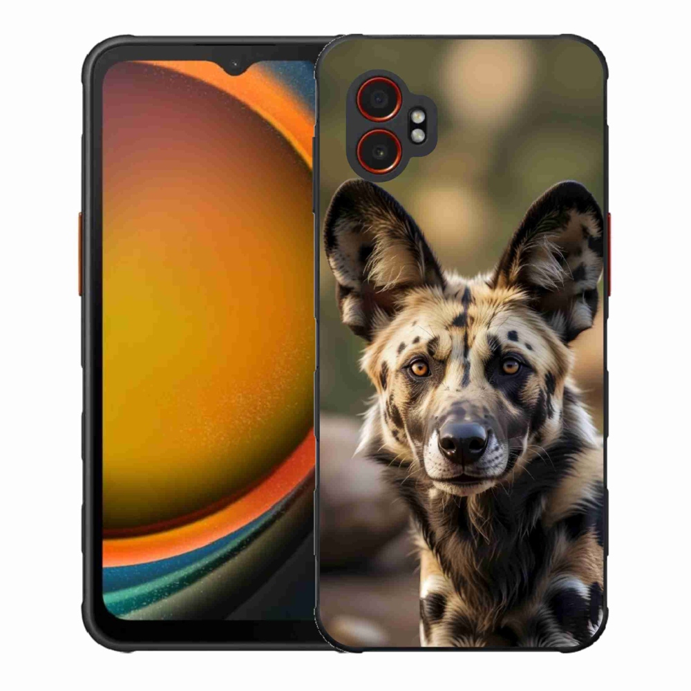 Gél borítás mmCase Samsung Galaxy Xcover 7 Pro készülékhez - Afrikai vadkutya