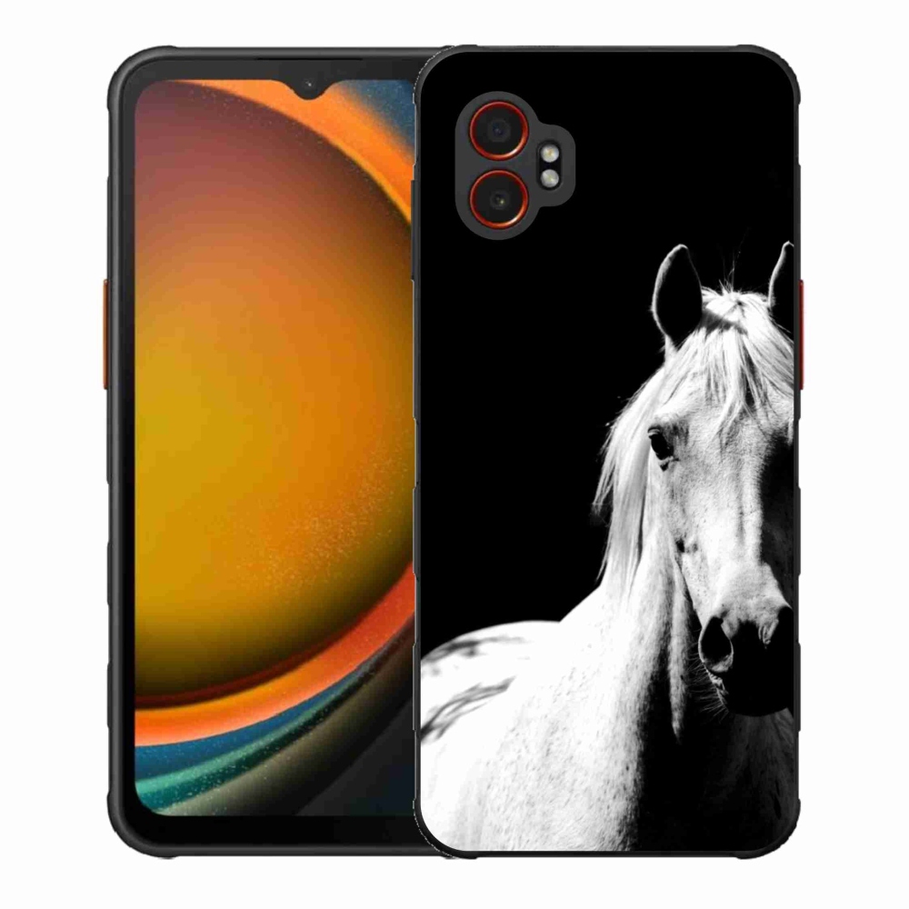 Zselés borítás mmCase Samsung Galaxy Xcover 7 Pro - fehér ló 5