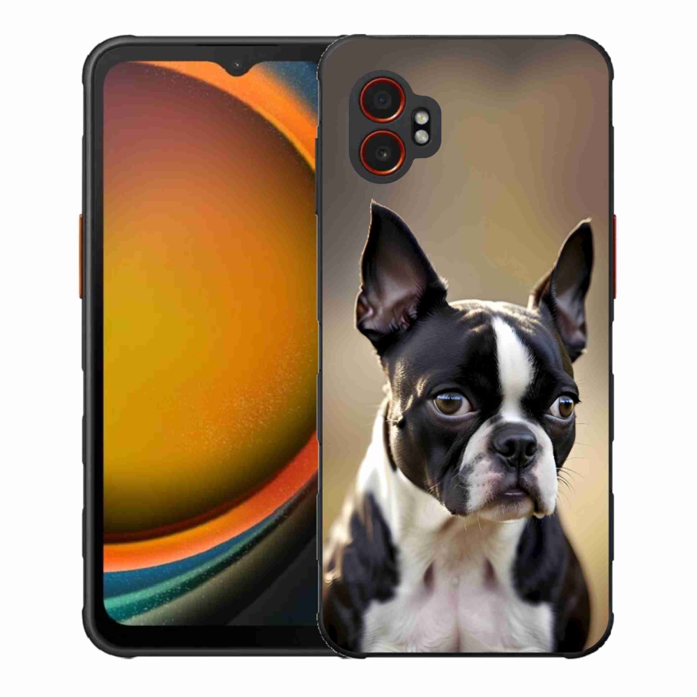 Gél borítás mmCase Samsung Galaxy Xcover 7 Pro készülékhez - Boston Terrier