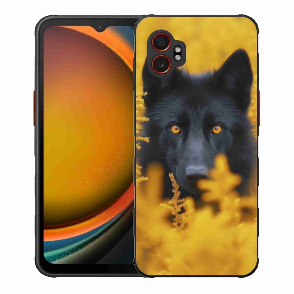Zselés borítás mmCase Samsung Galaxy Xcover 7 Pro - fekete farkas 2