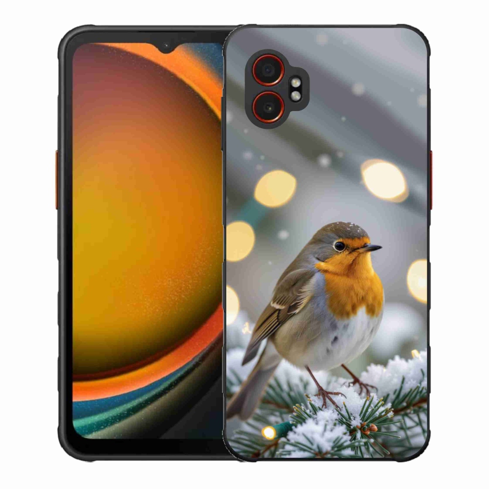 Zselés borítás mmCase Samsung Galaxy Xcover 7 Pro - télen pirosló színben