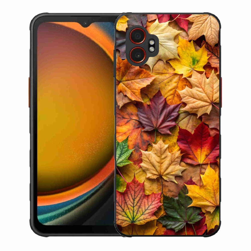 Gél borítás mmCase Samsung Galaxy Xcover 7 Pro - juharlevelek 2