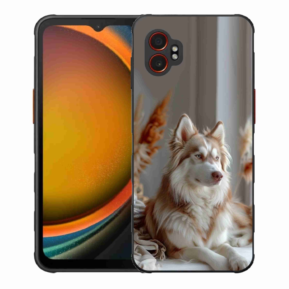 Zselés borítás mmCase Samsung Galaxy Xcover 7 Pro - csendes szibériai husky