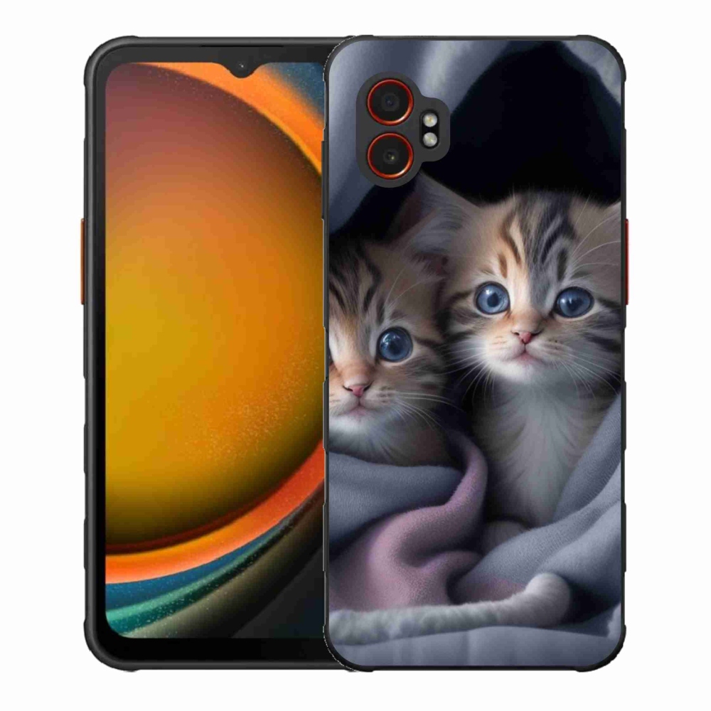 Zselés borítás mmCase a Samsung Galaxy Xcover 7 Pro készülékhez - cat duo 2