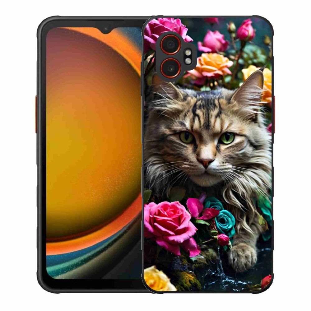 Zselés borítás mmCase Samsung Galaxy Xcover 7 Pro - macskaszem nézet 2