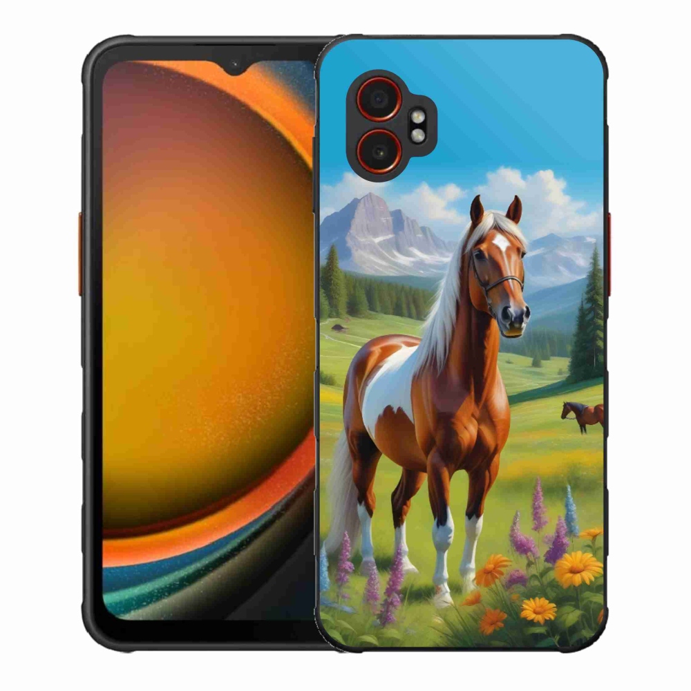 Zselés borítás mmCase Samsung Galaxy Xcover 7 Pro - ló a réten