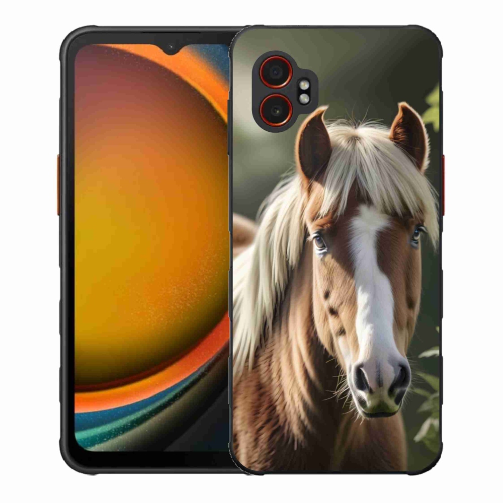 Gél borítás mmCase Samsung Galaxy Xcover 7 Pro készülékhez - ló könnyű sörénnyel