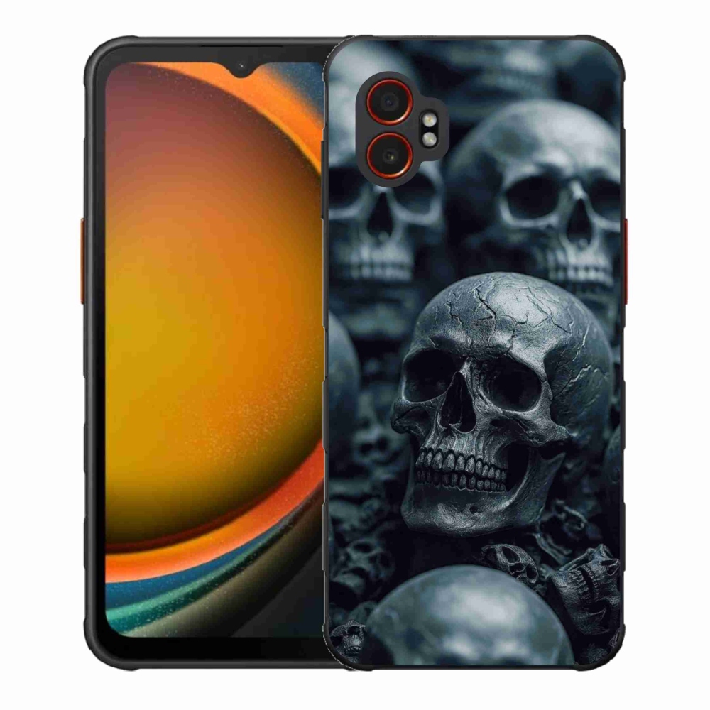 Zselés borítás mmCase Samsung Galaxy Xcover 7 Pro - koponya 2
