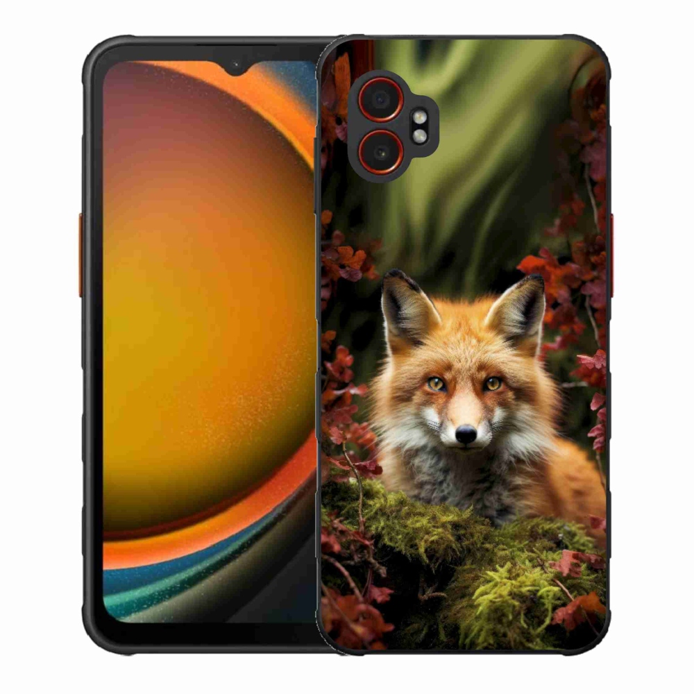 Zselés borítás mmCase Samsung Galaxy Xcover 7 Pro - róka az erdőben