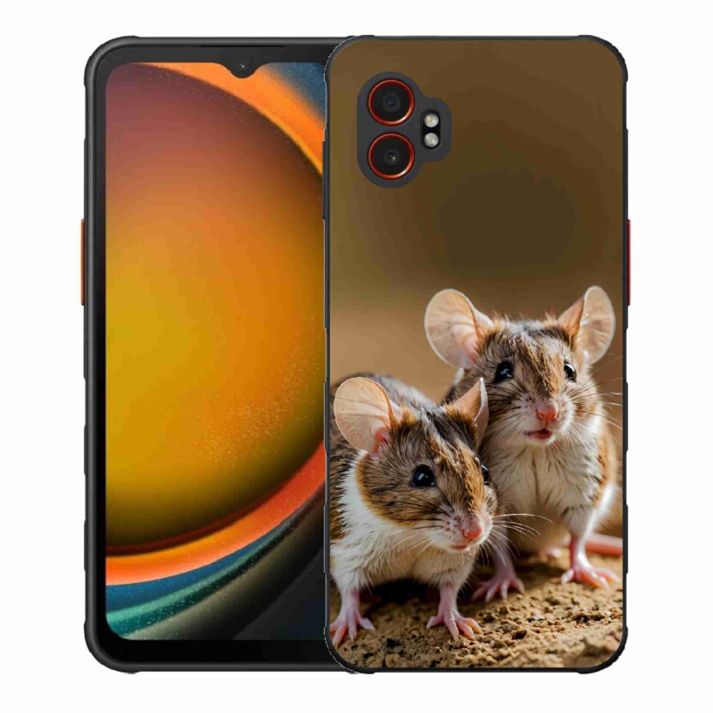 Zselés borítás mmCase Samsung Galaxy Xcover 7 Pro - egér duó számára