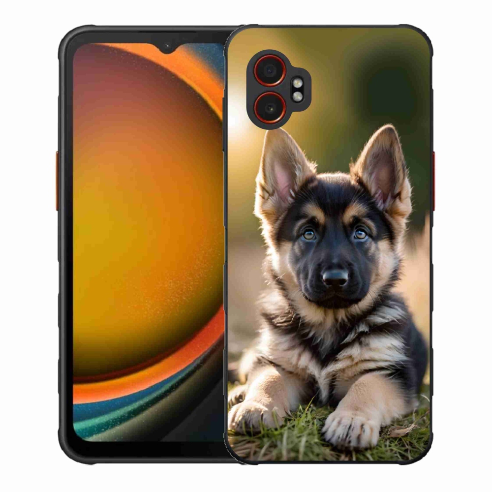 Gél borítás mmCase Samsung Galaxy Xcover 7 Pro készülékhez - Német juhászkutya a természetben