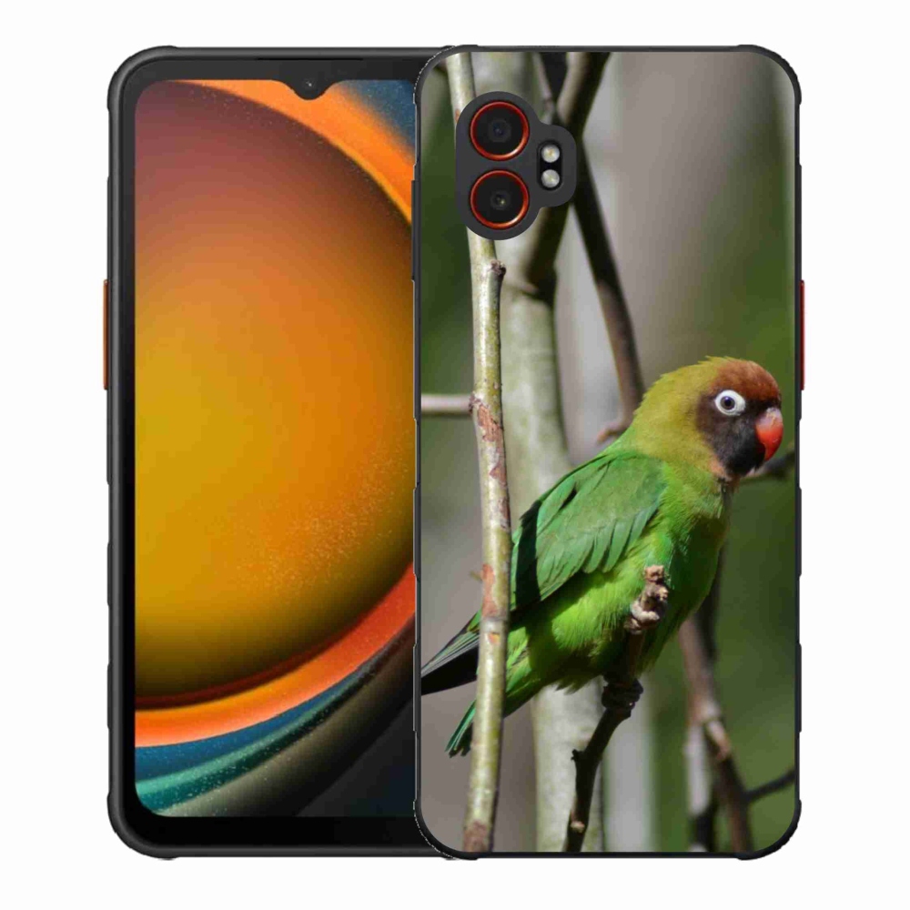 Gél borítás mmCase Samsung Galaxy Xcover 7 Pro - papagáj agapornis