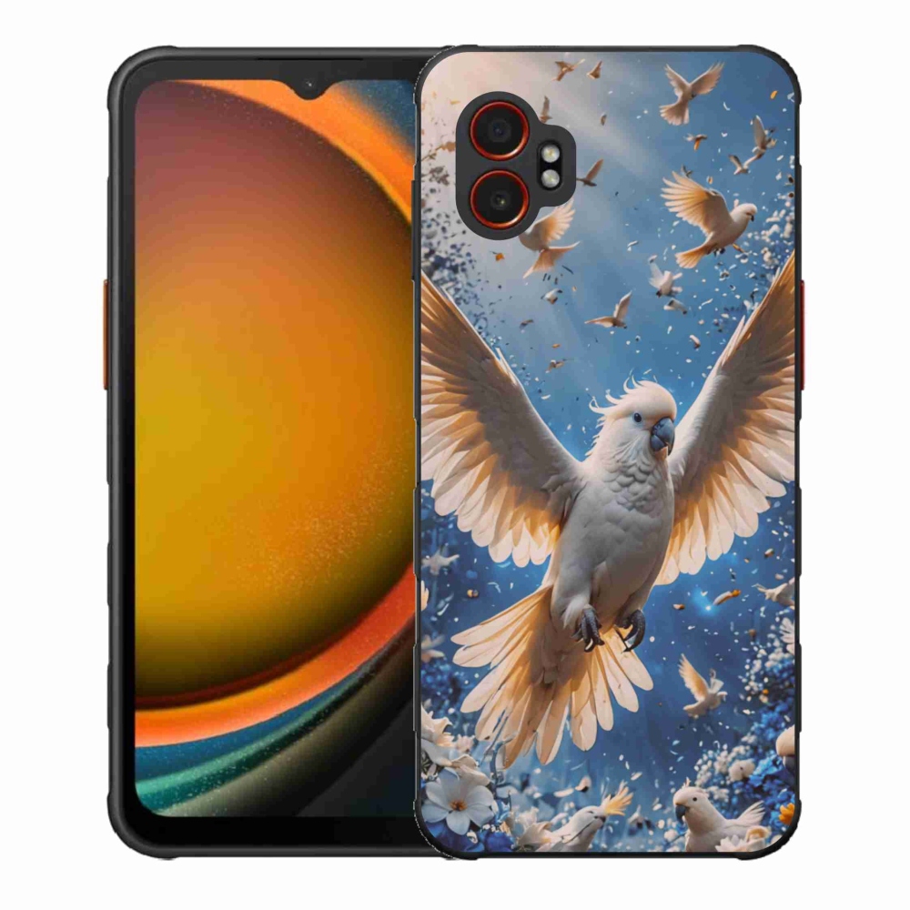 Gél borítás mmCase Samsung Galaxy Xcover 7 Pro készülékhez - papagáj kakadu