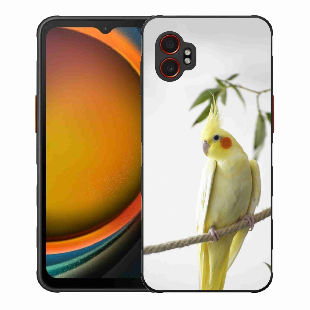 Gél borító mmCase Samsung Galaxy Xcover 7 Pro - papagáj korela chocholatá