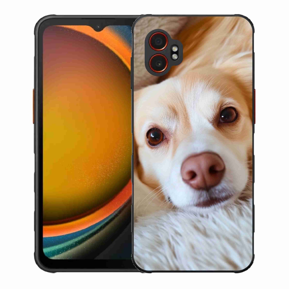 Gél borítás mmCase Samsung Galaxy Xcover 7 Pro készülékhez - Aranyos csivava