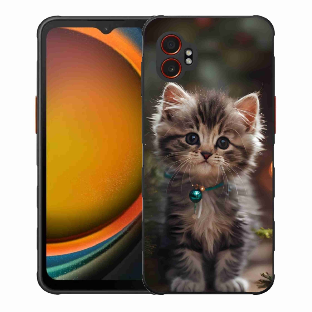 Gél borítás mmCase Samsung Galaxy Xcover 7 Pro - aranyos cica 11