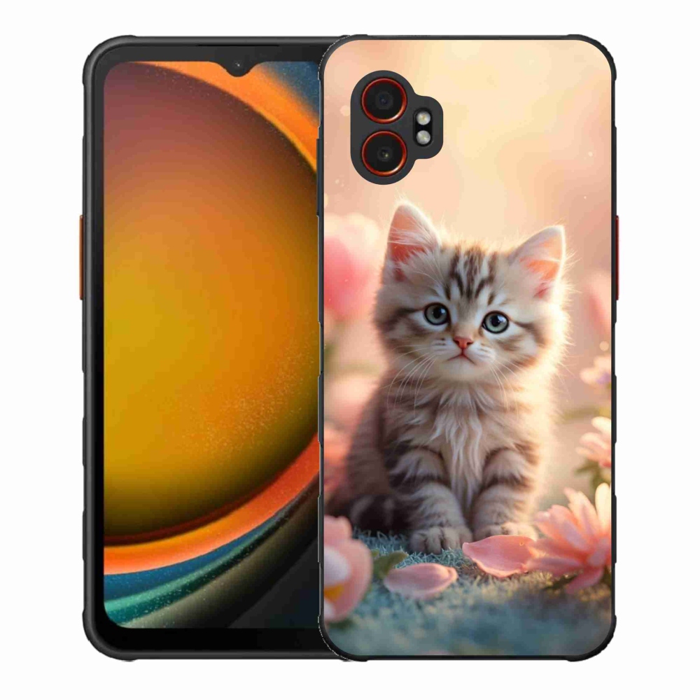 Gél borítás mmCase Samsung Galaxy Xcover 7 Pro - aranyos cica 8