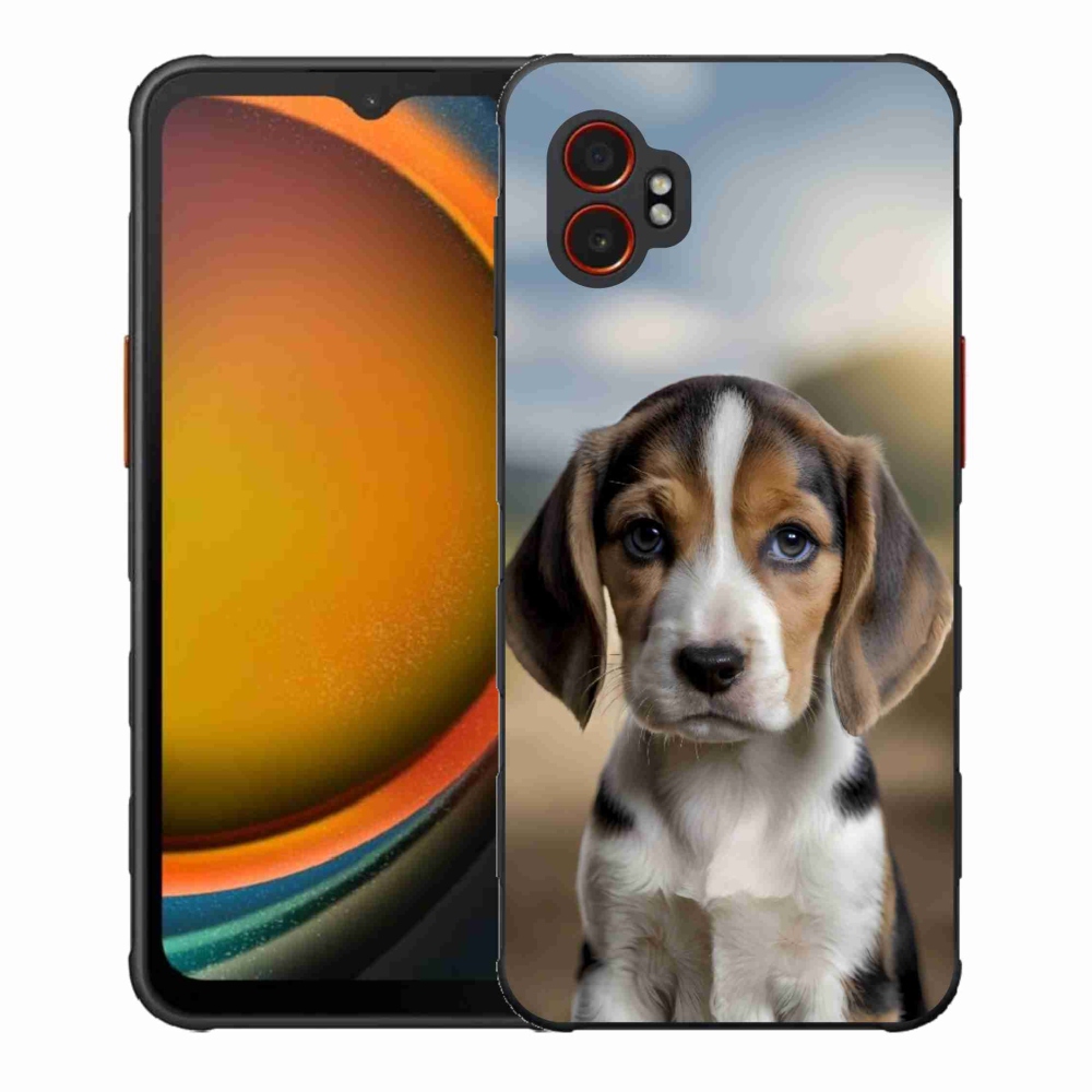 Gél borítás mmCase Samsung Galaxy Xcover 7 Pro készülékhez - aranyos beagle