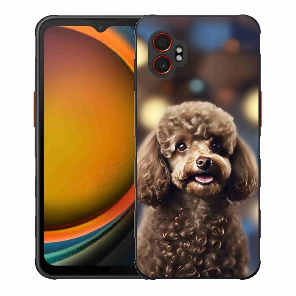 Gél borítás mmCase Samsung Galaxy Xcover 7 Pro készülékhez - aranyos uszkár