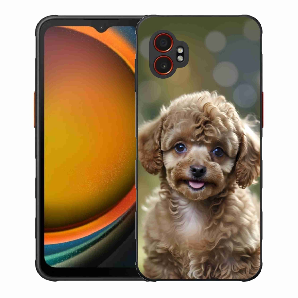 Gél borítás mmCase Samsung Galaxy Xcover 7 Pro készülékhez - aranyos uszkár